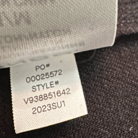 Vince Linen Blend Black Scoop Neck Black Fit and Flare Dress Women's MEDIUM - Picture 7 of 7